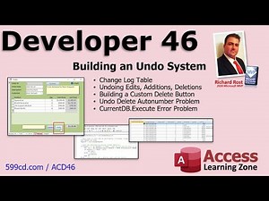 Microsoft Access Developer 46: Building a Microsoft Access Undo System