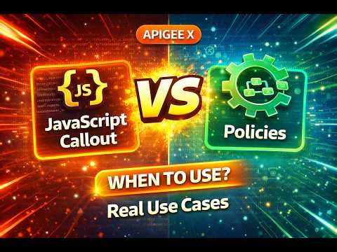 Apigee X: When to Use JavaScript Callout vs Policies (Real Scenarios Explained)