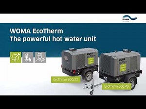 WOMA EcoTherm 600/40 and 800/32 Hot Water Jetting Unit