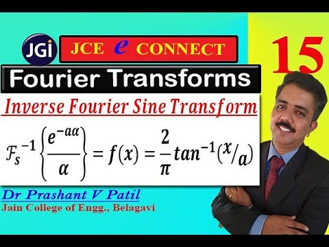 Inverse Fourier Sine Transform || e^(-a𝛼)/𝛼 || 18mat31 || Dr Prashant Patil