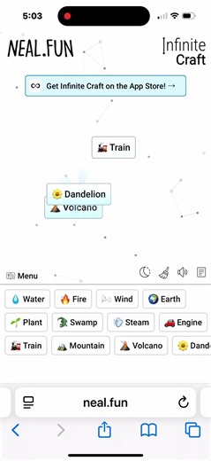 How to make polar express in infinite craft