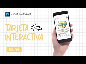 Crear TARJETA DIGITAL INTERACTIVA en Adobe Photoshop - TUTORIAL