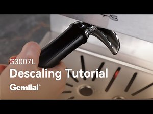 G3007L Espresso Machine | Descaling Tutorial | Gemilai