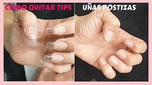 Como quitar o retirar los tips de uñas paso a paso