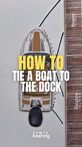 199K views · 2.6K reactions | How to TIE a BOAT to the DOCK If you are stressed out about docking your boat️, How To Boating will help relieve that stress so you can enjoy your time on the water, DM us for more info on private boating instruction ‍✈️ #howtoboating #howto #boating #boat #yacht #dock #docking #lines #rope #tie #knot | How to boating | Facebook