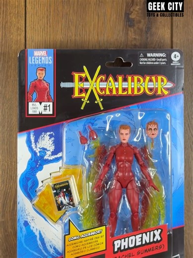 UNBOXING: Marvel Legends Phoenix (Rachel Summers) https://geekcitytoys.com #marvellegends #rachelsummers #toyunboxing #xmen #excalibur