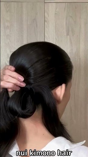 【輪を重ねるシニヨン】着物ヘアアレンジ 自分でできる簡単セルフ着物の髪型 ヘアセット ヘアスタイル 時短 ロング セミロング 和装和髪 まとめ髪お団子 56
