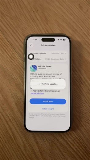 Update Your iPhone 15 to iOS 26.4 Beta 4