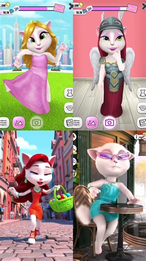 My Talking Angela Best Moments ✨🐱 #shorts #mytalkingangela #viral