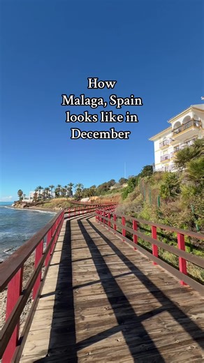 Hot in Malaga but cold in the rest of Europe😭 12/29/2025 #weather #malaga #spain #winter #december