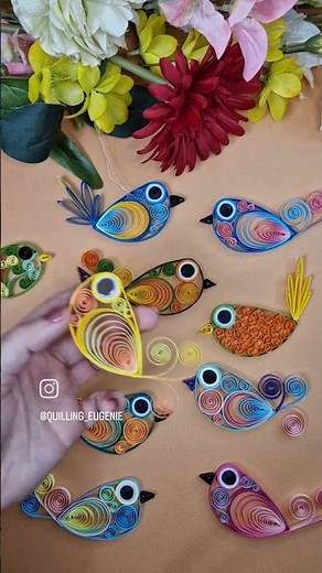 Présentation du kit quilling oiseaux