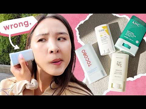 How to *actually* Apply SPF, Sunscreen Stick (+ reapply over makeup)