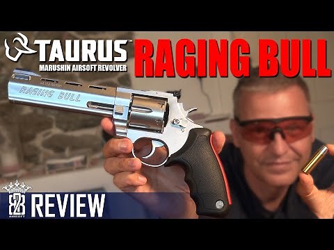Marushin TAURUS Raging Bull Revolver Airsoft Review Deutsch (ENG SUB)