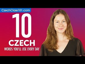 10 Czech Words You'll Use Every Day - Basic Vocabulary #41