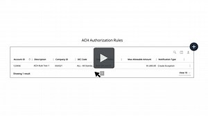 ACH Authorization Rules