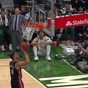 140K views · 7.4K reactions | Robin Lopez's reaction when Brook Lopez's three bounced in  | NBA on ESPN | Facebook