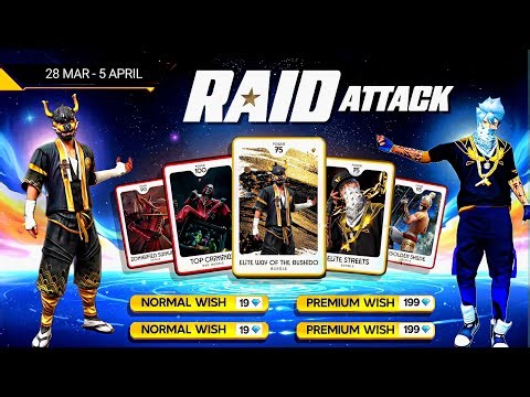 New Raid Attack Event Free Fire🔥🤯 l Hip Hop Bundle Return 🥳 l free fire new event | ff new event