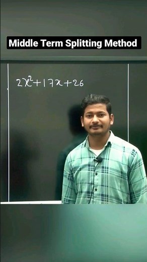 Middle Term Splitting Method #middleterm #splittingthemiddleterm