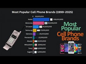 Most Popular Cell Phone Brands (1999–2025) 📱🔥
