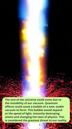 How could a cosmic bubble destroy the universe?