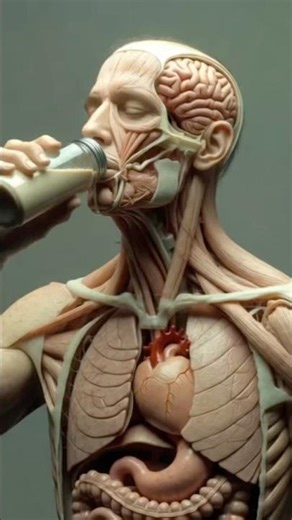 Inside Your Body After One Protein Shake (3D Animation) #shorts #youtubeshorts