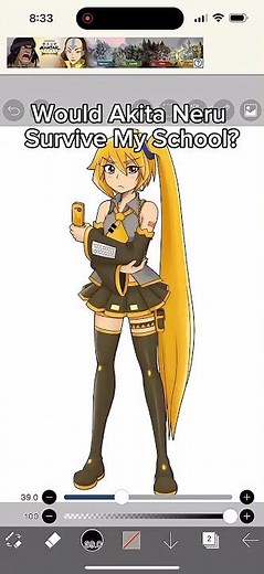 Would Akita Neru Survive my School? #vocaloid #fanloid #akitaneru #trends