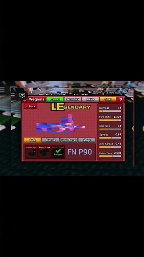 Legendary FN P90 skin😎