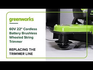 GW 60V Wheeled String Trimmer - Maintenance