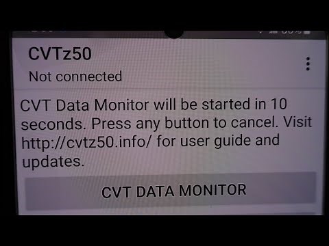 Nissan Frontier 4.0 V6 idle adjustment using the CVTz50 app and ELM327 intrface