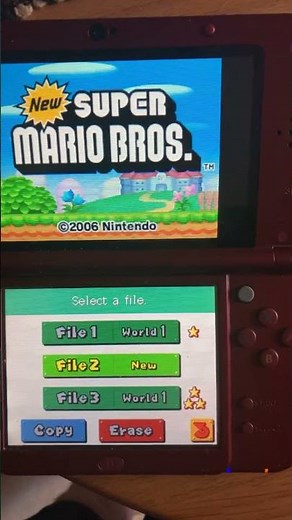How to play as Luigi in New Super Mario Bros DS #shorts