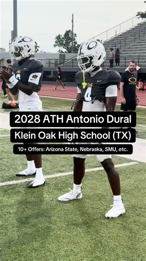 2028 ATH Antonio Dural of Klein Oak High School (TX) is a DAWG #txhsfb #footballshorts #touchdown