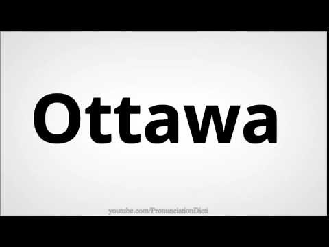 How to pronounce ottawa