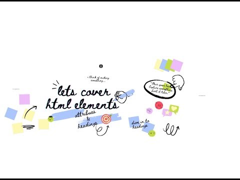 Html attributes and elements and headings .