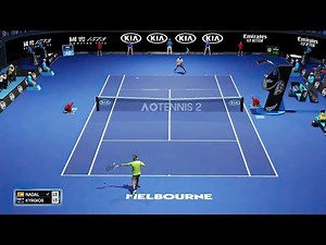 AO Tennis 2 in 2025 | Nadal vs. Kyrgios Full match gameplay