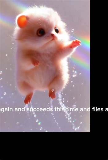 a little mouse traped in water trys to swim out of water with help of rope