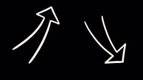 Set of Different Animated Arrows. Stock Video - Video of texture, design: 311210947