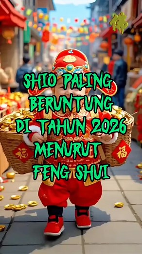 Shio Paling Beruntung 2026 Menurut Feng Shui