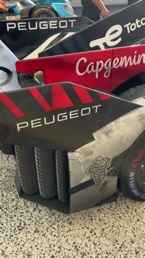 Hypercar Peugeot 9X8 tras finalizar las 24 Horas de Le Mans 2026