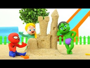 Building The Most Epic Sand Castle Ever!! ★ Stop Motion Cartoons