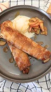 Air Fryer Apple Pie Taquitos