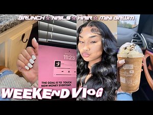 Weekend VLOG | brunch, nails, mini grwm + more