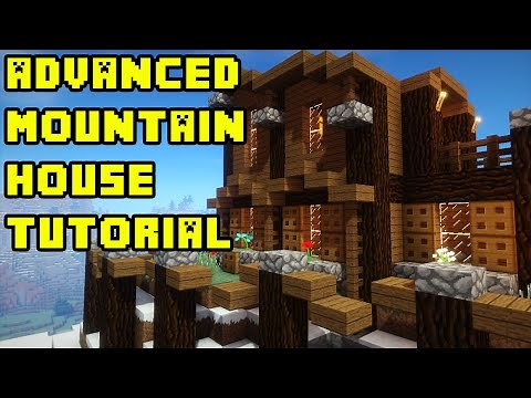 Minecraft Mountain House Tutorial (How to Build)
