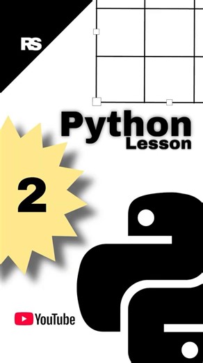 Python for beginners: Lesson 2 | Ressdale Studio