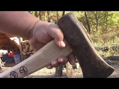 Putting A New Handle In My Splitting Maul