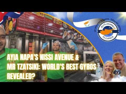 The BEST GYROS in the world? AYIA NAPA MUST TRY STREET FOOD