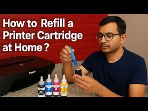 How to Refill a Printer Cartridge at Home | Step-by-Step Guide for Ink Refill