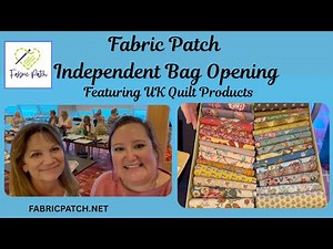 See what the Fabric Patch quilt cruisers bought in the UK and what Brian is up too.
