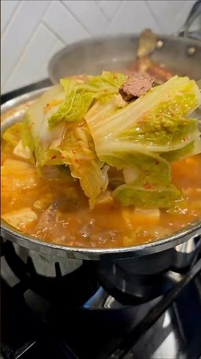 Korean Napa Cabbage Soup | My Husband Wasn't Feeling Well 🤍