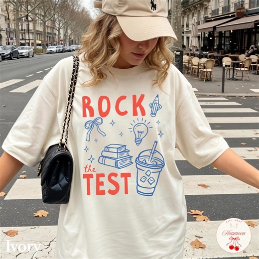 Comfort Colors Test Day Shirt, Teacher Matching State Testing T-Shirt, Inspirational Tee Short Sleeve, Funny  Testing Day Tee, Testing Squad