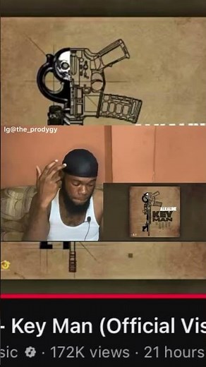 Alkaline - Key Man (Official Visualizer) #alkaline #keyman #reactionvideo #vendetta